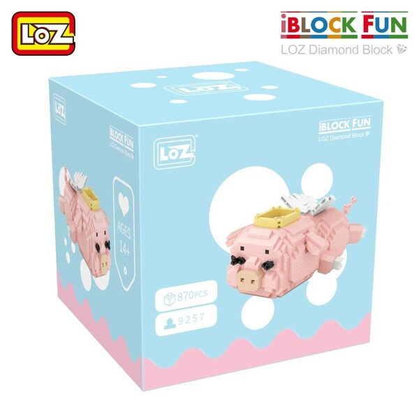 LOZ 9255-9257 Angel Pig and Little Donkey