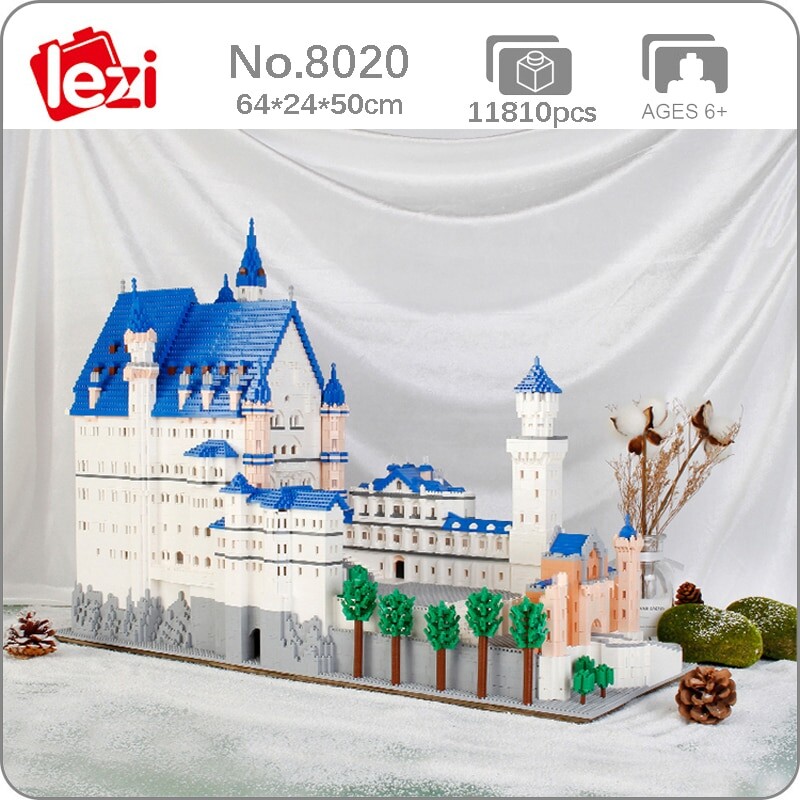 LOZ Architecture Series Neuschwanstein Kids Puzzle Mini Block Brick Toy w/Box 