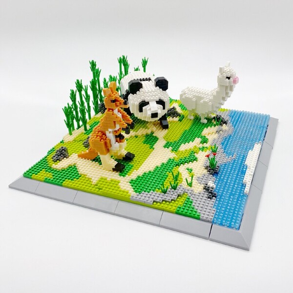 PZX 6625 Panda Beer, Kangaroo and Alpaca