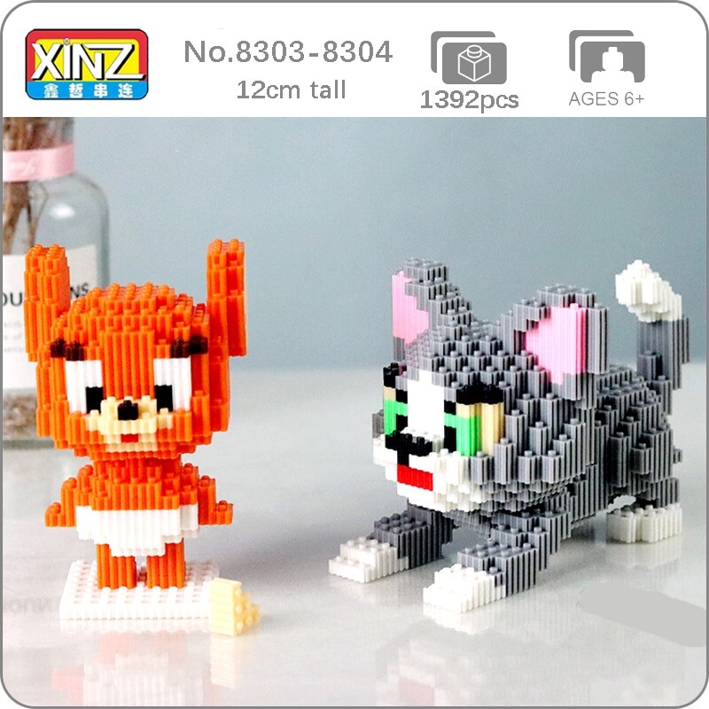 Xinz  Cute Kitten and Mouse   LOZ Blocks Official Store