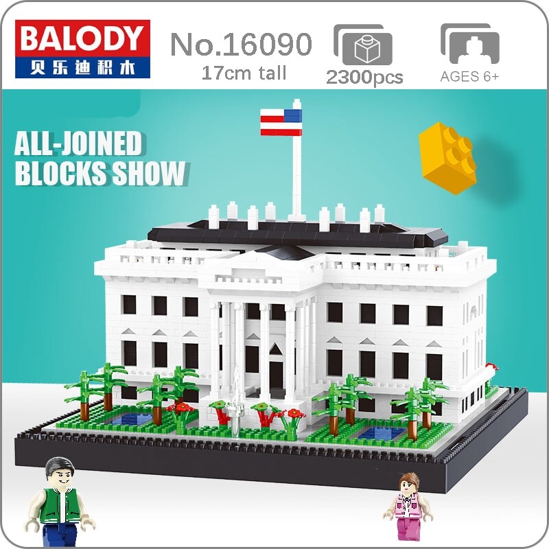 Baukästen Gebäude White House Spielzeug Mini Diamond Modell OVP Balody-16090 