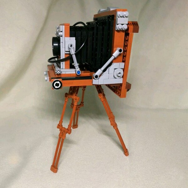 Lin 00904 Flashbulb Camera Foldable Support Machine