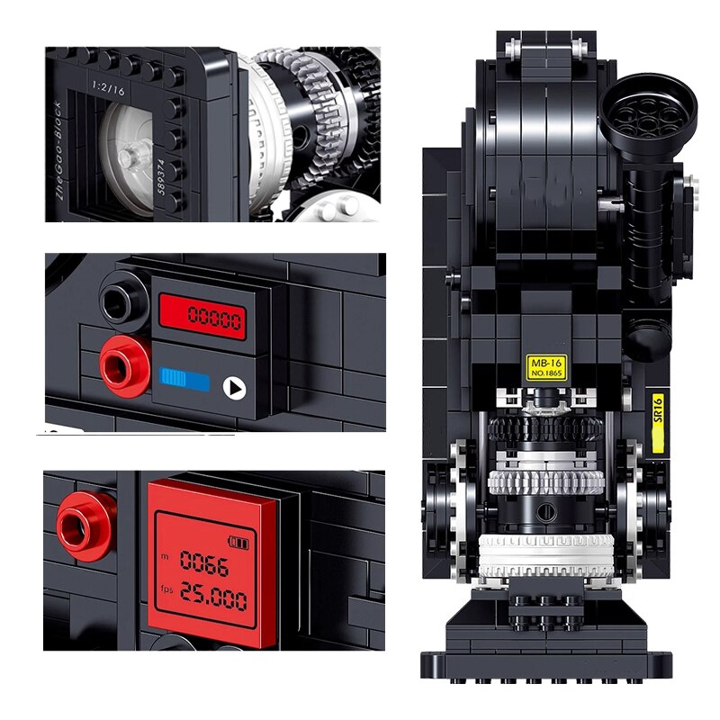 Lin 00906 Vintage Digital Video Camera - LOZ Blocks Official Store