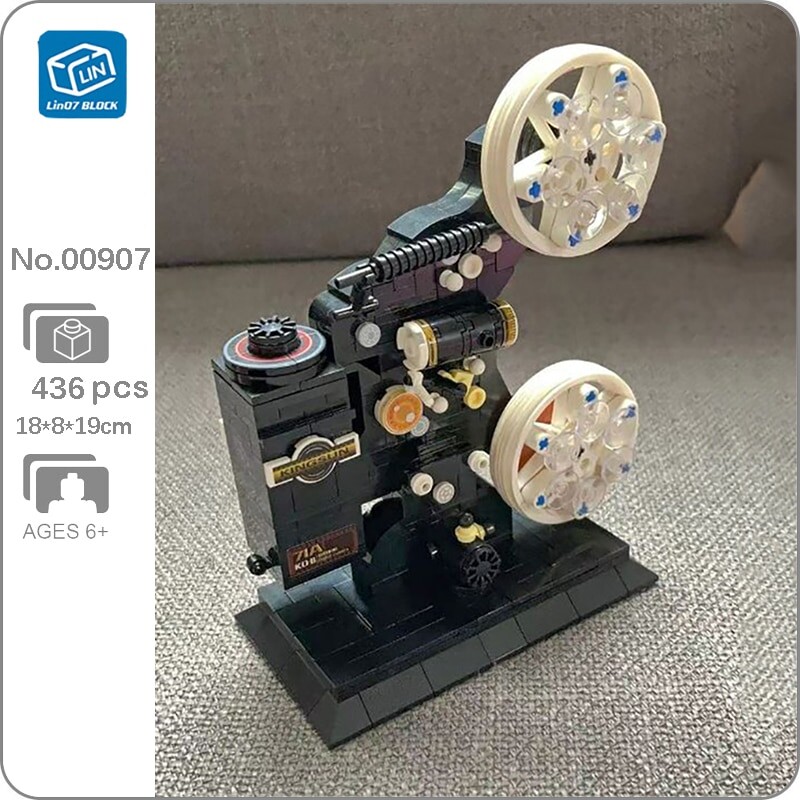 Lin 00907 Camera Film Projector Gears Technic Machine - LOZ Blocks Official  Store