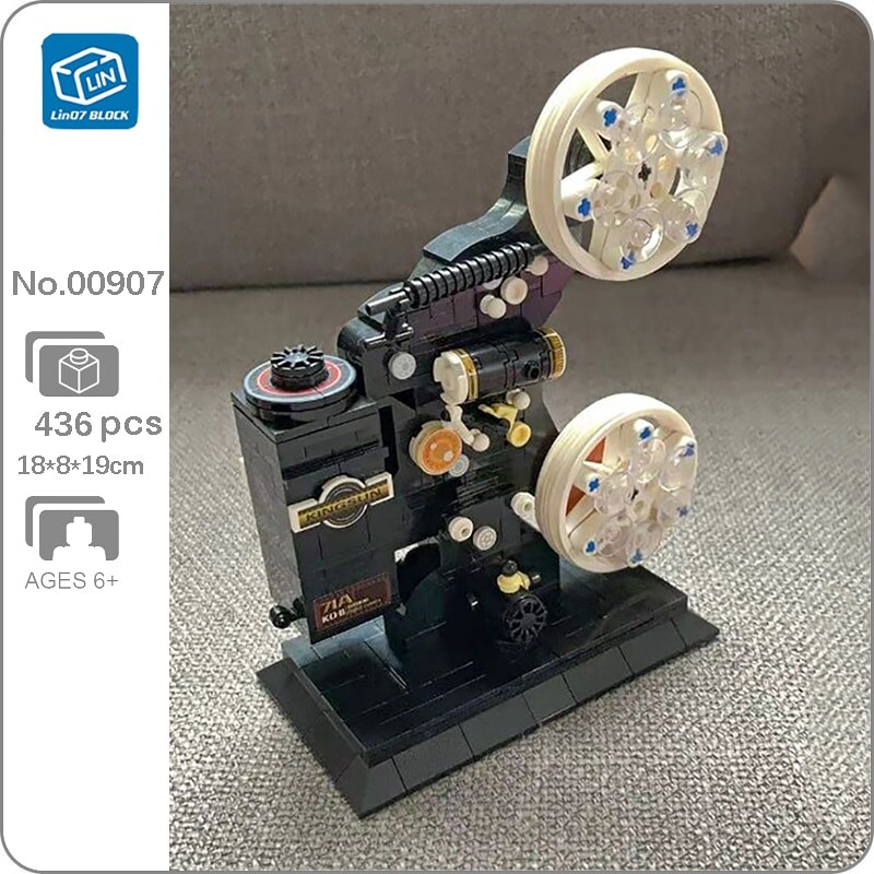 Lin 00907 Camera Film Projector Gears Technic Machine