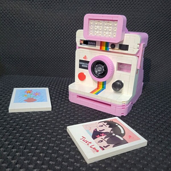 Lin 00909 Rainbow Digital Instant Camera Love Photo Machine