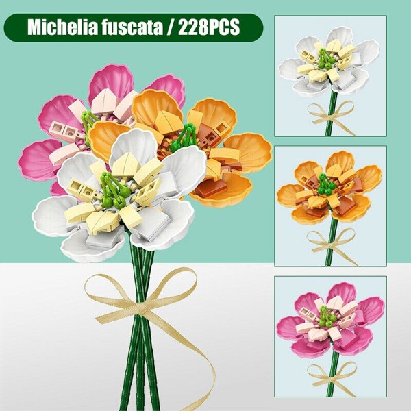 Sembo 601233 3 Pieces Bouquet Michelia Fuscata