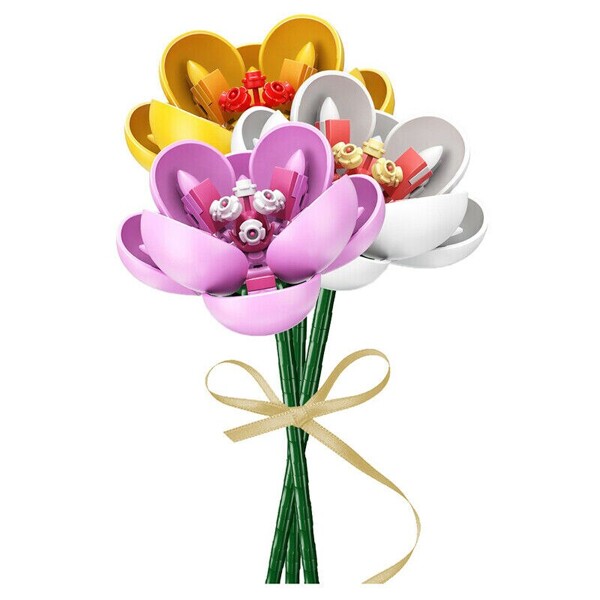 Sembo 601235 3 Pieces Bouquet Hibiscus Syriacus