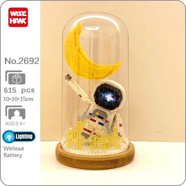 Wise Hawk 2692 Space Advanture Astronaut and Moon