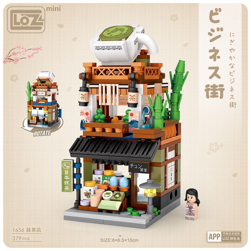 LOZ 1653-1556 Japanese Shop - LOZ Blocks Official Store
