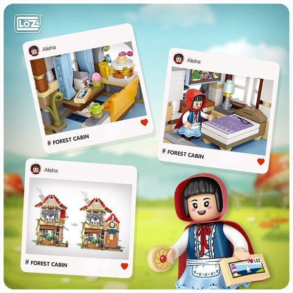 LOZ 1225-1226 Fairy Tale House