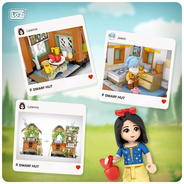 LOZ 1225-1226 Fairy Tale House
