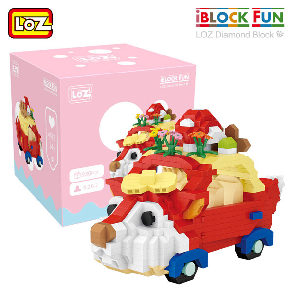 LOZ 9260-6262 Cartoon Animal Car