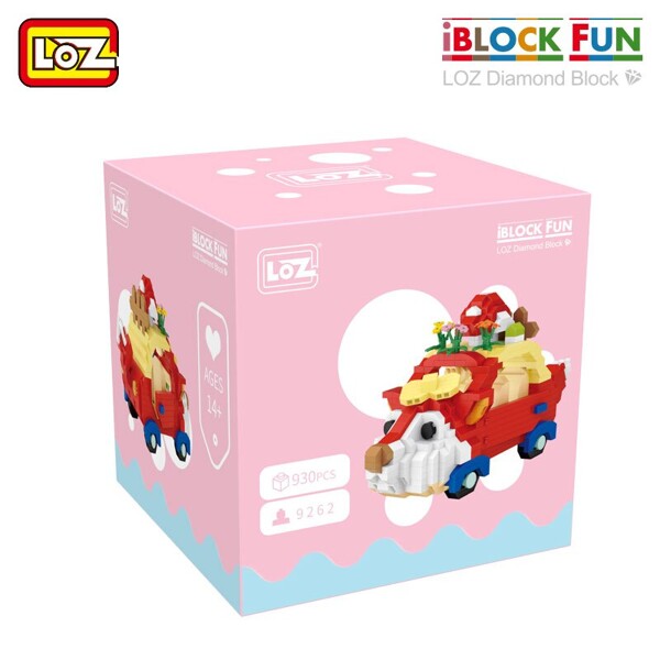 LOZ 9260-6262 Cartoon Animal Car