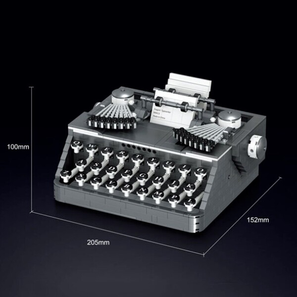 Zhegao 00940 Retro Classic Typewriter