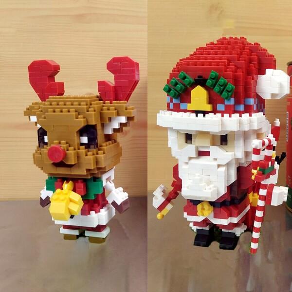 MCO JR 01-02 Xmas Father Christmas Santa Claus and Elk Reindeer Deer
