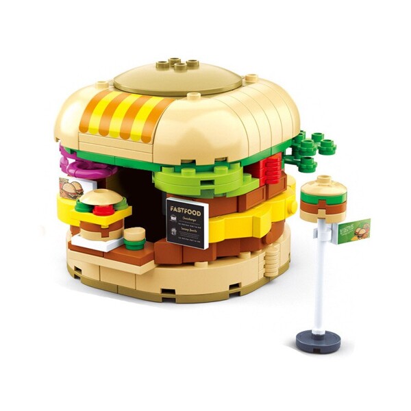 Sluban B0705A Hamburger and Sandwich Fast Food Restaurant