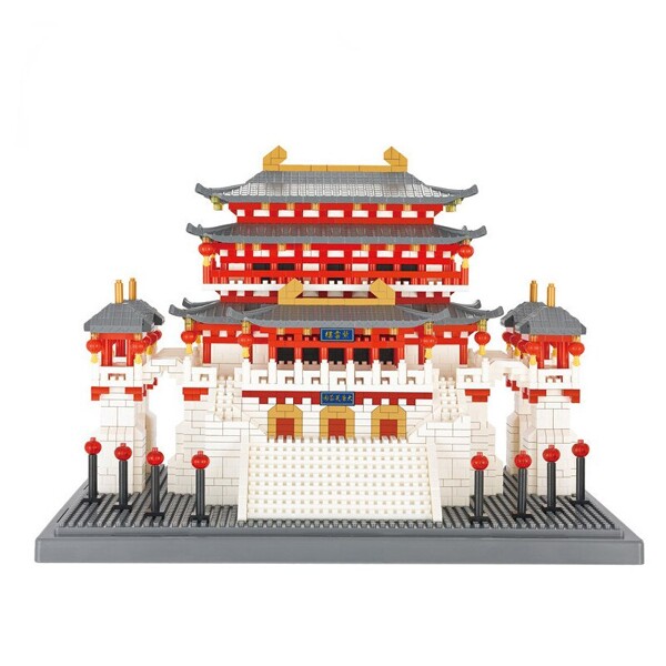 YZ 087 China Ancient Lotus Pavilion Palace