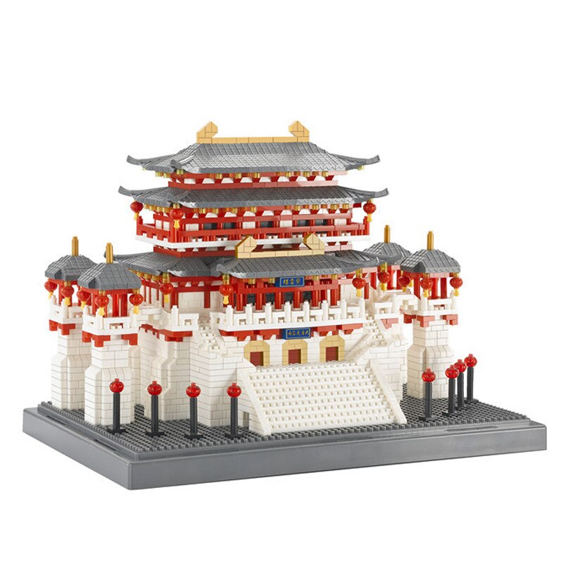 YZ 087 China Ancient Lotus Pavilion Palace