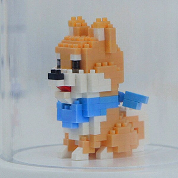 Balody 18248-2 Shiba Breed Dog with Scarf