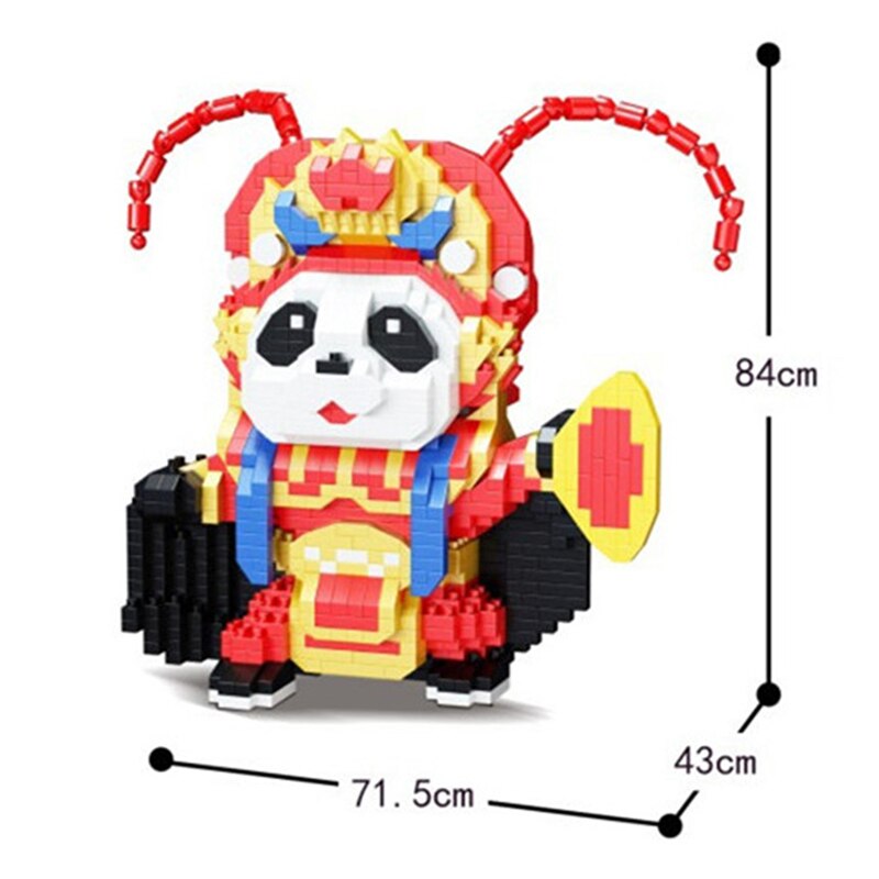 DAIA 668-63 Sichuan Opera Red Costume Panda Actor