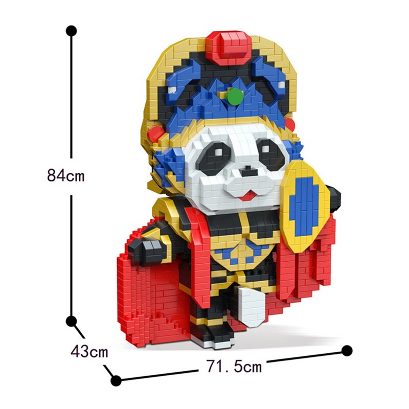 DAIA 668-64 Sichuan Opera Blue Costume Panda Actor