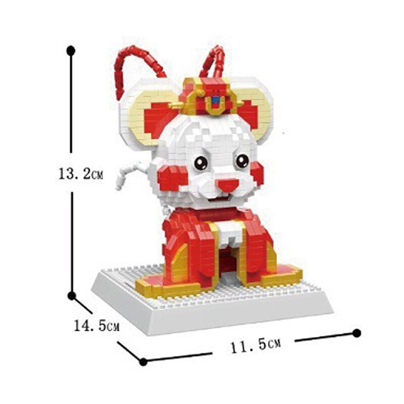 DAIA 66857 Zodiac Peking Opera Costume Mouse