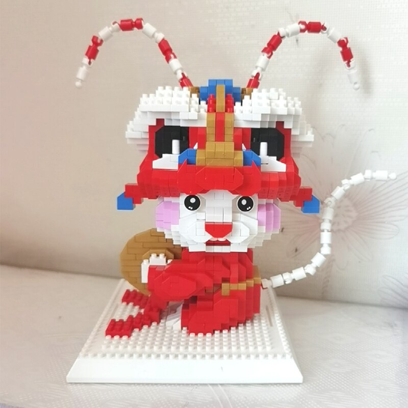 DAIA 66858 Zodiac Peking Opera Dragon Mouse