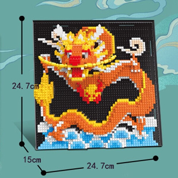 DAIA 66873 Loong Dragon Wall Painting