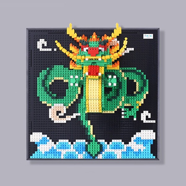 DAIA 66877 Loong Dragon Wall Painting