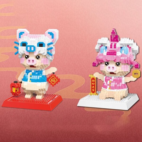 DAIA 66855-66862 Chinese Zodiac Opera Animal