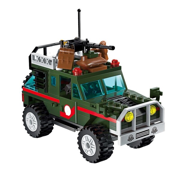 Enlighten 1707 Battlefield Jeep and Shark Plane