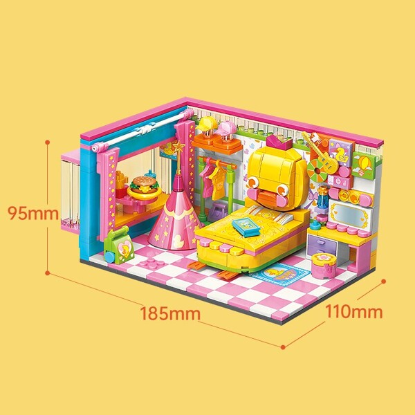 Enlighten 31013 Cute Duckling Girl Bedroom