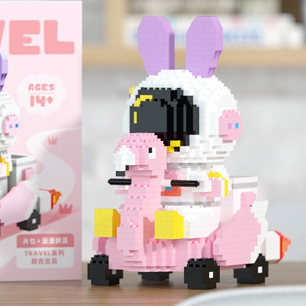 HC Magic 6003 Rabbit Astronaut Swan Swing Car