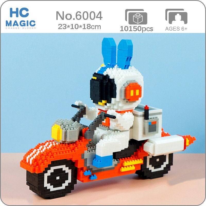 HC Magic 6004 Rabbit Astronaut Rocket Motorcycle