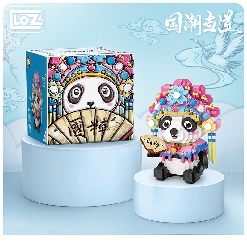 LOZ 9265 Hua Dan Red Panda