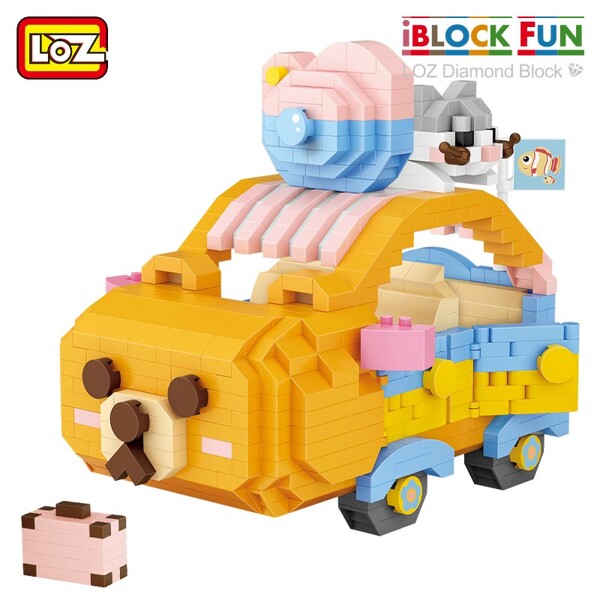 LOZ 9260-9261 Cartoon Animal Car