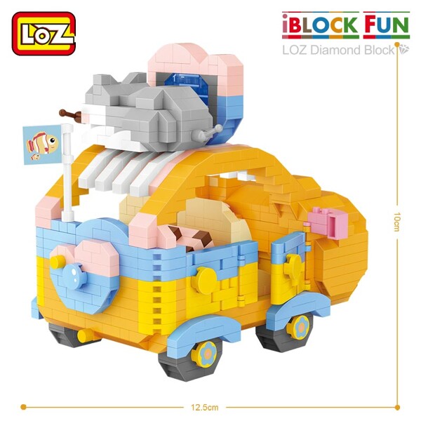LOZ 9260-9261 Cartoon Animal Car