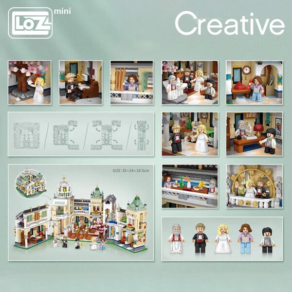 LOZ 1035 Wedding Church Hall