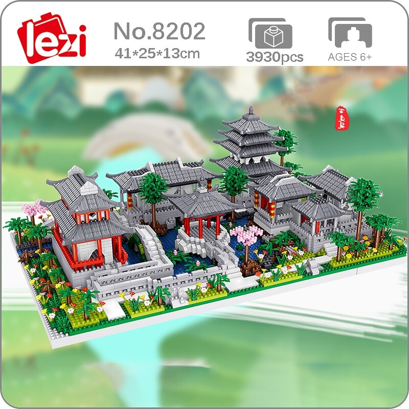 Lezi 8202 Ancient Chinese Yard
