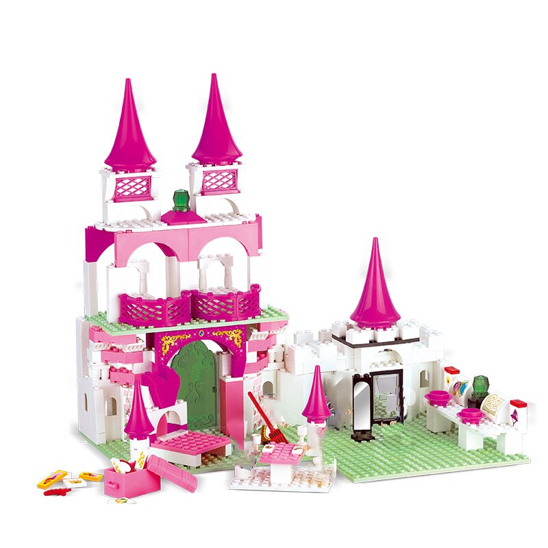 Sluban B0151 Pink Dream Princess Castle