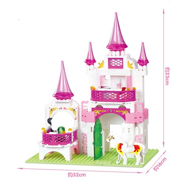 Sluban B0151 Pink Dream Princess Castle