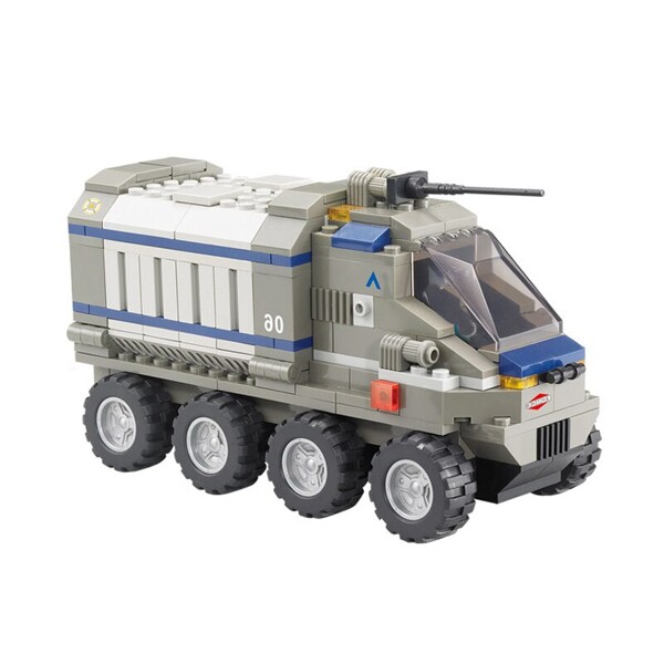 Sluban B0201 Force Transport Truck Transform To Military Automobile Base