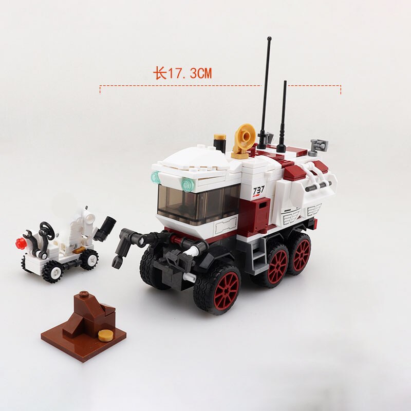 Sluban B0737 Space Adventure Mars Exploration Rover Car Turck Astronaut