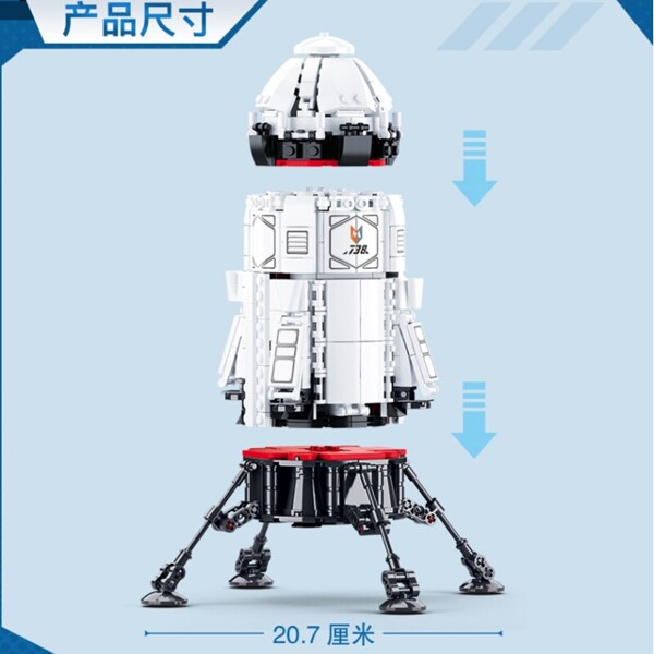 Sluban B0738 Space Adventure Space Capsule