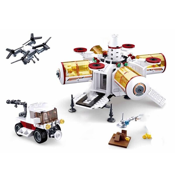 Sluban B0739 Space Adventure Mars Exploration Base and Astronaut Capsule Truck