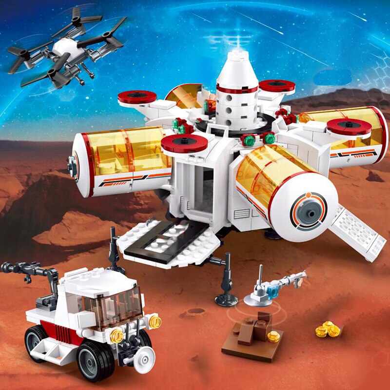 Sluban B0739 Space Adventure Mars Exploration Base and Astronaut Capsule Truck