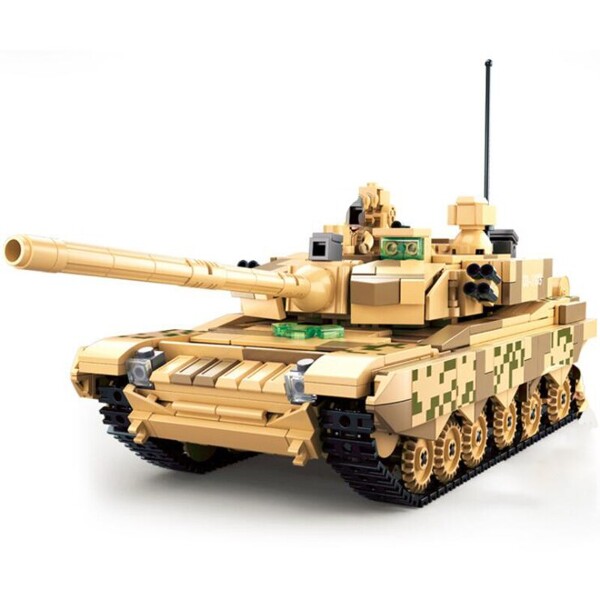 Sluban B0790 Military Army Main Battle Tank Heavy Power 2 in 1