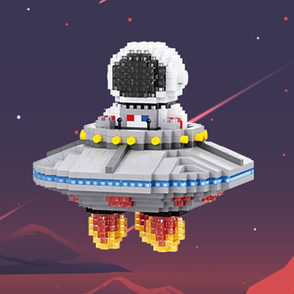 Balody 18359 Spaceman Flying UFO