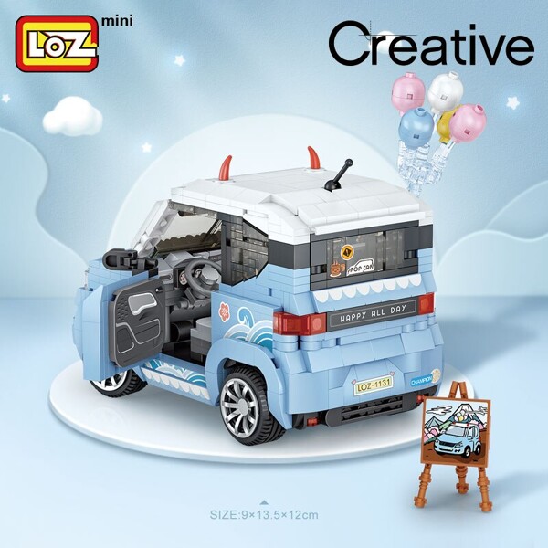 LOZ 1131-1132 Mini Car